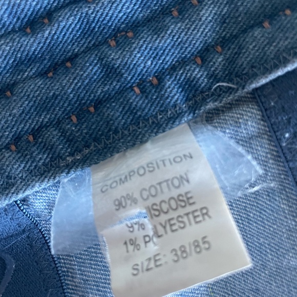 Denim Bustier Adjustable Crop Top - Picture 6 of 7